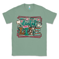 Sage Dental life leopard frame Classic Tee - LillyAllenDesigns