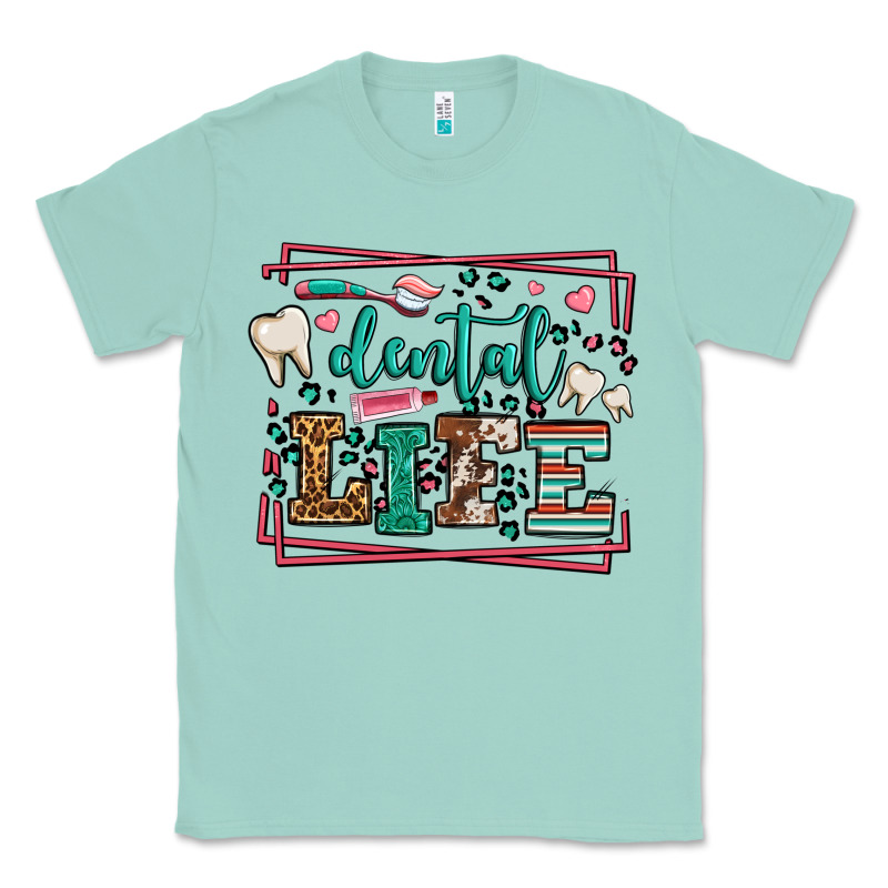 Dental Life Leopard Frame Classic Tee by LillyAllenDesigns | Teevron