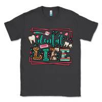 Smoke Dental life leopard frame Classic Tee - LillyAllenDesigns