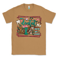 Toasted Coconut Dental life leopard frame Classic Tee - LillyAllenDesigns