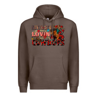 Coffee Never stop lovin cowboys Premium Hoodie - FaDigitalArtStudio