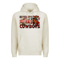 Oatmeal Heather Never stop lovin cowboys Premium Hoodie - FaDigitalArtStudio