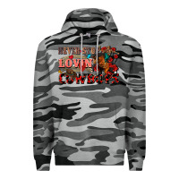 Slate Camo Never stop lovin cowboys Premium Hoodie - FaDigitalArtStudio