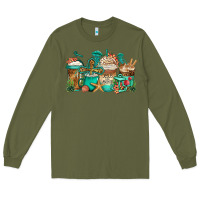 Army Green jesus is my anchor coffee cups Long Sleeve Tee - Jasminsmagicworld