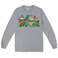 Heather Grey jesus is my anchor coffee cups Long Sleeve Tee - Jasminsmagicworld