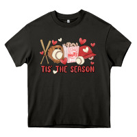 Asphalt tis the season baseball Heavy Core Tee - MaliasSmallBusiness