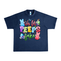 Navy oh for peeps sake Urban Heavy Tee - Artiststas