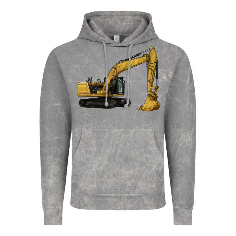 Excavator Vintage Hoodie by LillyAllenDesigns | Teevron