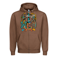 Chestnut western wild soul Zipper Hoodie - OliviaCreatesArt