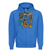 True Royal western wild soul Zipper Hoodie - OliviaCreatesArt