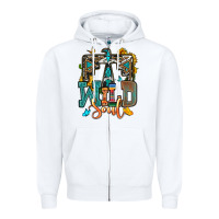 White western wild soul Zipper Hoodie - OliviaCreatesArt