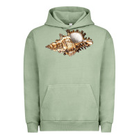 Pigment Oil Green murex snail Urban Hoodie - LillyAllenDesigns