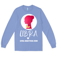 Colony Blue Libra Zodiac Sign Horoscope Birth Gift Girl Long Sleeve Tee - Bettercallsaul