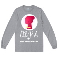 Heather Grey Libra Zodiac Sign Horoscope Birth Gift Girl Long Sleeve Tee - Bettercallsaul