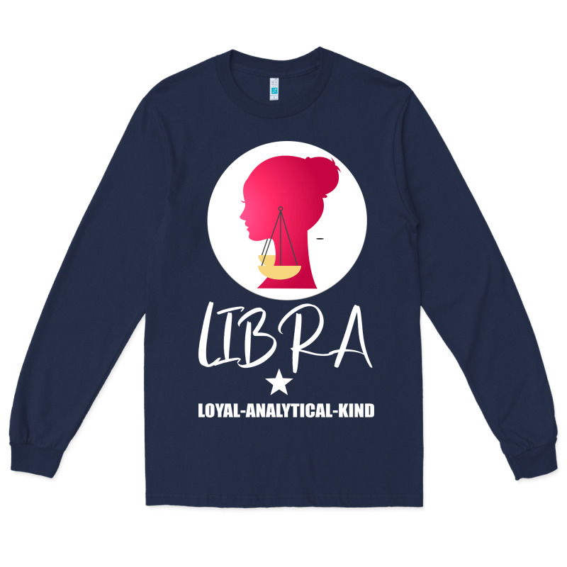 Libra Zodiac Sign Horoscope Birth Gift Girl Long Sleeve Tee by Bettercallsaul | Teevron