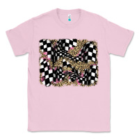 Bubblegum Pink racing leopard backgraund Classic Tee - JahusDesignShop