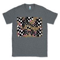 Charcoal Heather racing leopard backgraund Classic Tee - JahusDesignShop