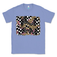 Colony Blue racing leopard backgraund Classic Tee - JahusDesignShop