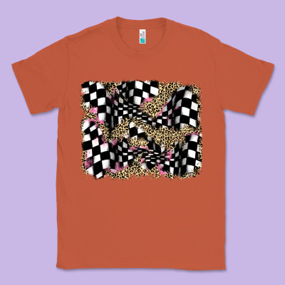 Racing Leopard Backgraund Classic Tee Designed By Jahusdesignshop