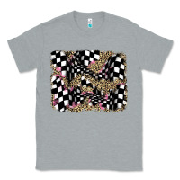 Heather Grey racing leopard backgraund Classic Tee - JahusDesignShop