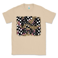 Mushroom racing leopard backgraund Classic Tee - JahusDesignShop