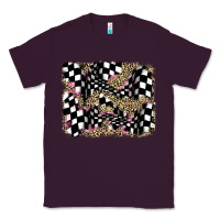 Plum racing leopard backgraund Classic Tee - JahusDesignShop