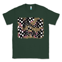 Sports Green racing leopard backgraund Classic Tee - JahusDesignShop