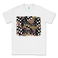 White racing leopard backgraund Classic Tee - JahusDesignShop