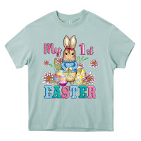 Arona my first easter with baby bunny and eggs Heavy Core Tee - AdoDesignShop