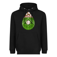 Black baseball and western roses teardrop Heavyweight Hoodie - BundleAndBundleShop