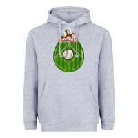 Heather Grey baseball and western roses teardrop Heavyweight Hoodie - BundleAndBundleShop