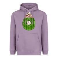 Lavender baseball and western roses teardrop Heavyweight Hoodie - BundleAndBundleShop