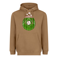 Baseball And Western Roses Teardrop Heavyweight Hoodie | Teevron