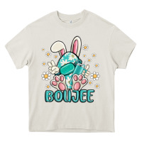 Cream boujee  easter  egg Heavy Core Tee - MaliasSmallBusiness