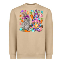 Mushroom Easter gnome and rabbit Easter Day Heavyweight Sweatshirt - HowdyJamesFarm