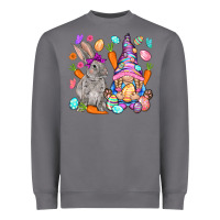 Easter Gnome And Rabbit Easter Day Heavyweight Sweatshirt | Teevron