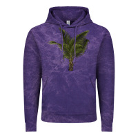 Cloud Purple palm tree Vintage Hoodie - LillyAllenDesigns