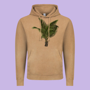 Palm Tree Vintage Hoodie Designed By Lillyallendesigns