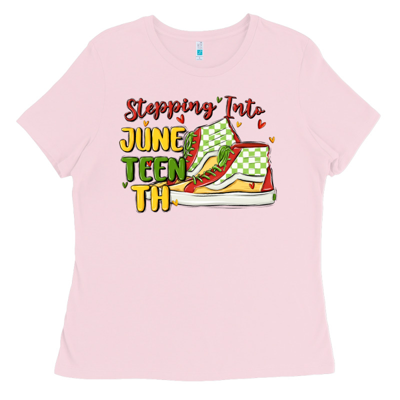 Stepping Into Juneteenth Ladies Tee by MaliasSmallBusiness | Teevron