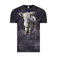 Cloud Black southdown baby sheep Vintage Tee - LillyAllenDesigns