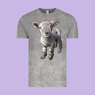 Southdown Baby Sheep Vintage Tee Designed By Lillyallendesigns