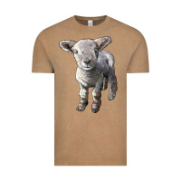 Vintage Coffee southdown baby sheep Vintage Tee - LillyAllenDesigns