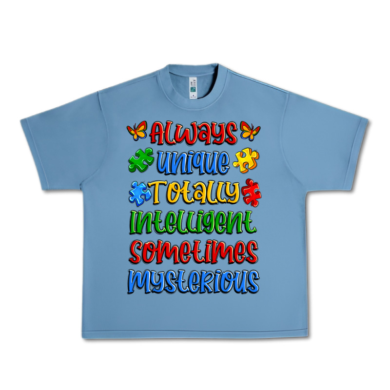 Always Unique Totally Intelligent Sometimes Myster Urban Heavy Tee by Artiststas | Teevron