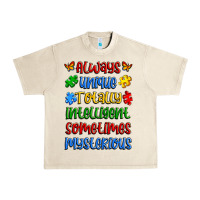 Sandshell always unique totally intelligent sometimes myster Urban Heavy Tee - Artiststas