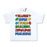 White always unique totally intelligent sometimes myster Urban Heavy Tee - Artiststas