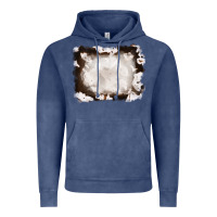 Vintage Denim cowhide frames background Vintage Hoodie - RanaPortraitStore