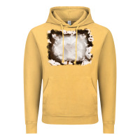 Vintage Mustard cowhide frames background Vintage Hoodie - RanaPortraitStore