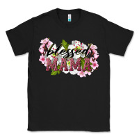 Black Blessed Mama Classic Tee - LillyAllenDesigns