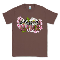 Chestnut Blessed Mama Classic Tee - LillyAllenDesigns