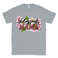 Heather Grey Blessed Mama Classic Tee - LillyAllenDesigns